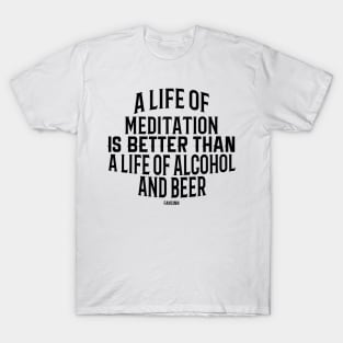 Buddhism God Religion Yoga Gift T-Shirt